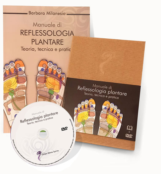 Manuale di Reflessologia plantare, videocorso professionale e libro. Corso online, DVD e Streaming Video con attestato di formazione